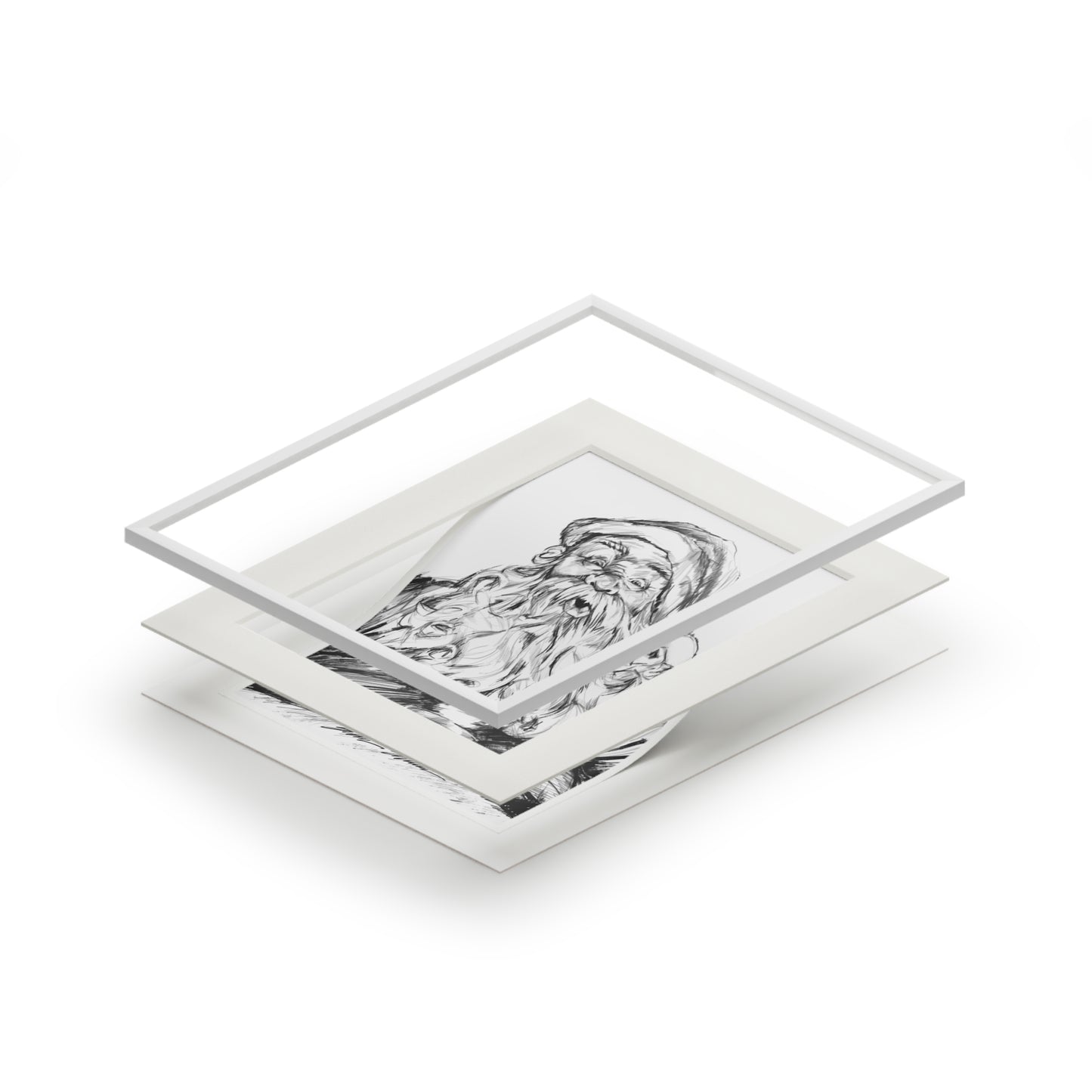 2023 Santa Fine Art Print