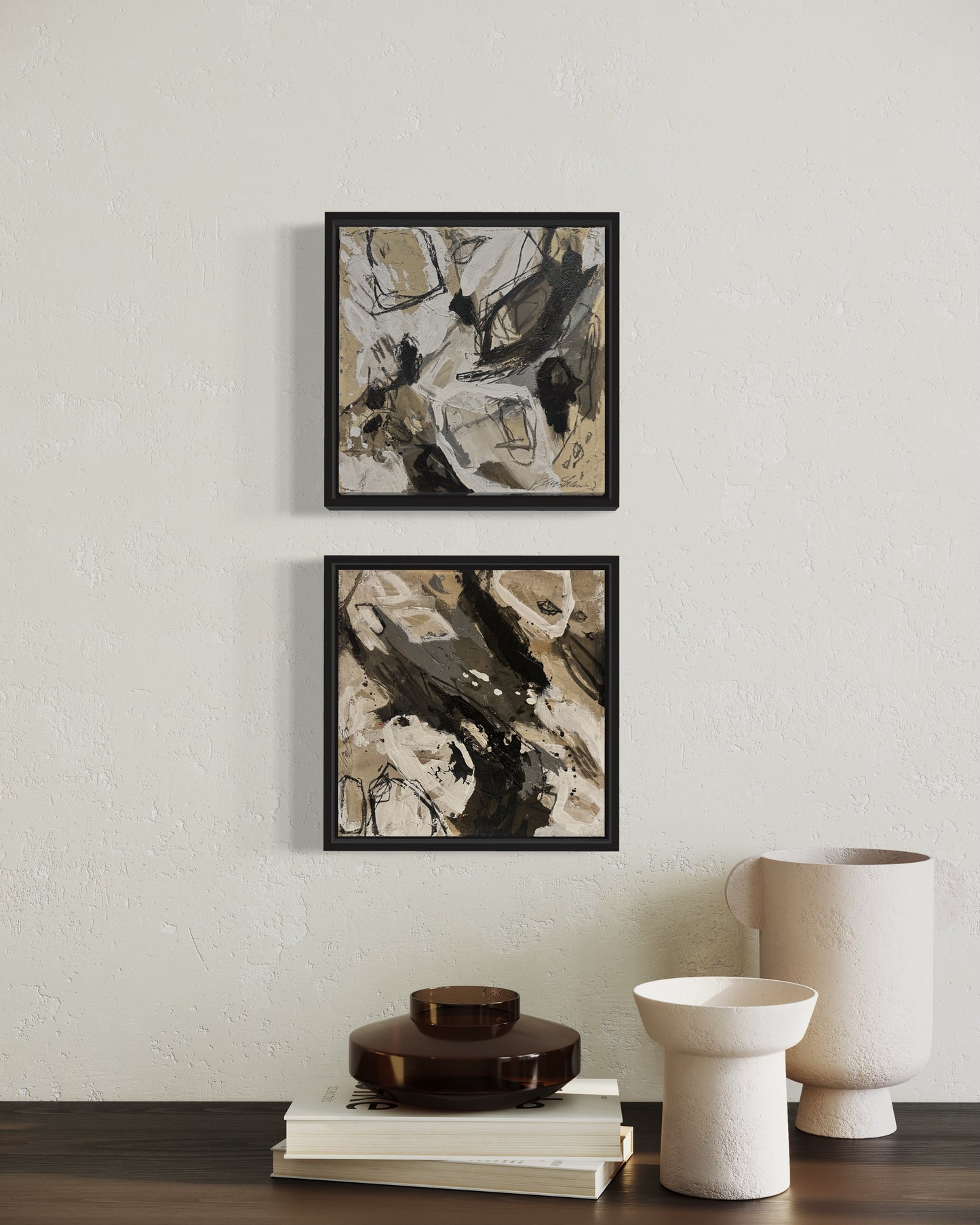 12x12 Abstract Pair