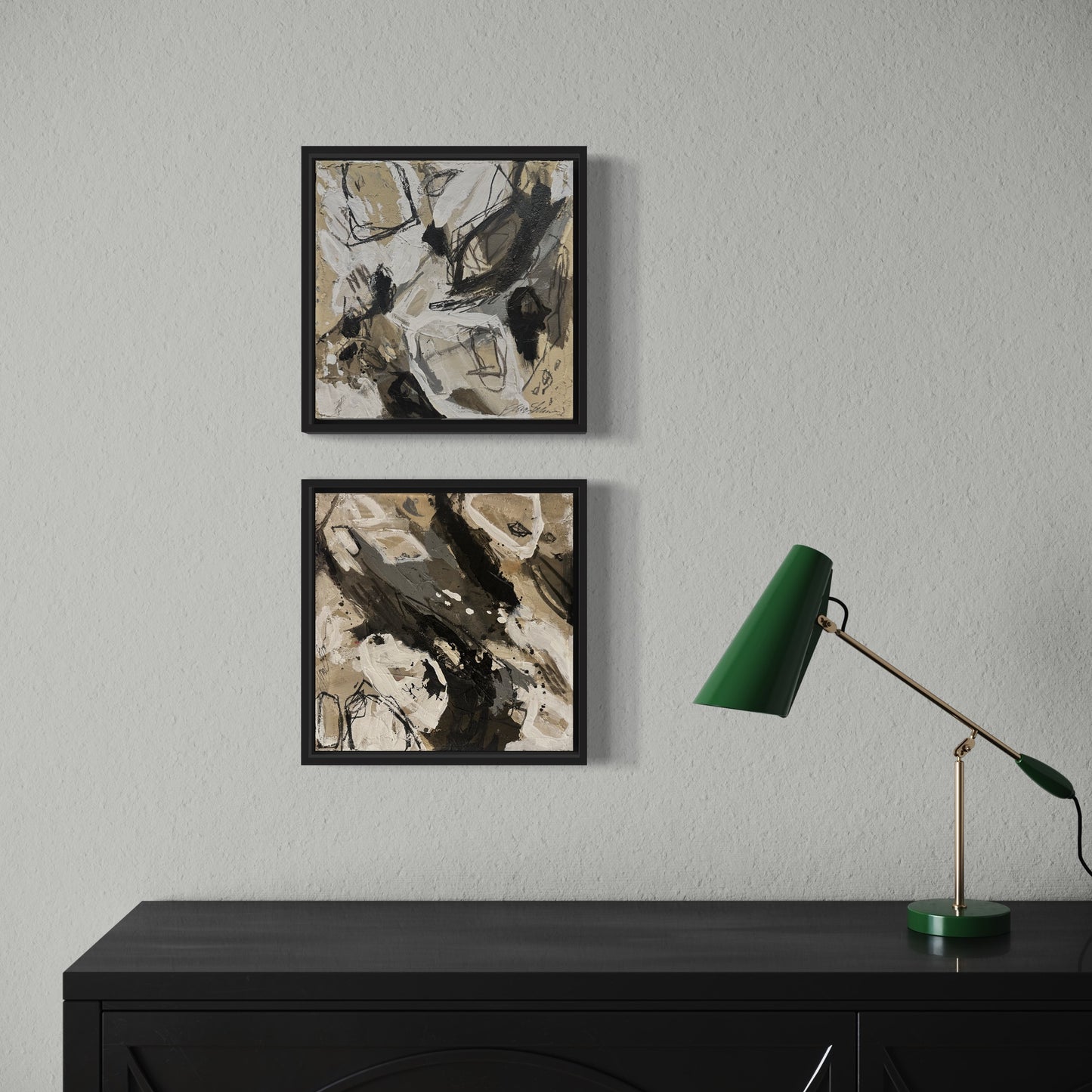 12x12 Abstract Pair