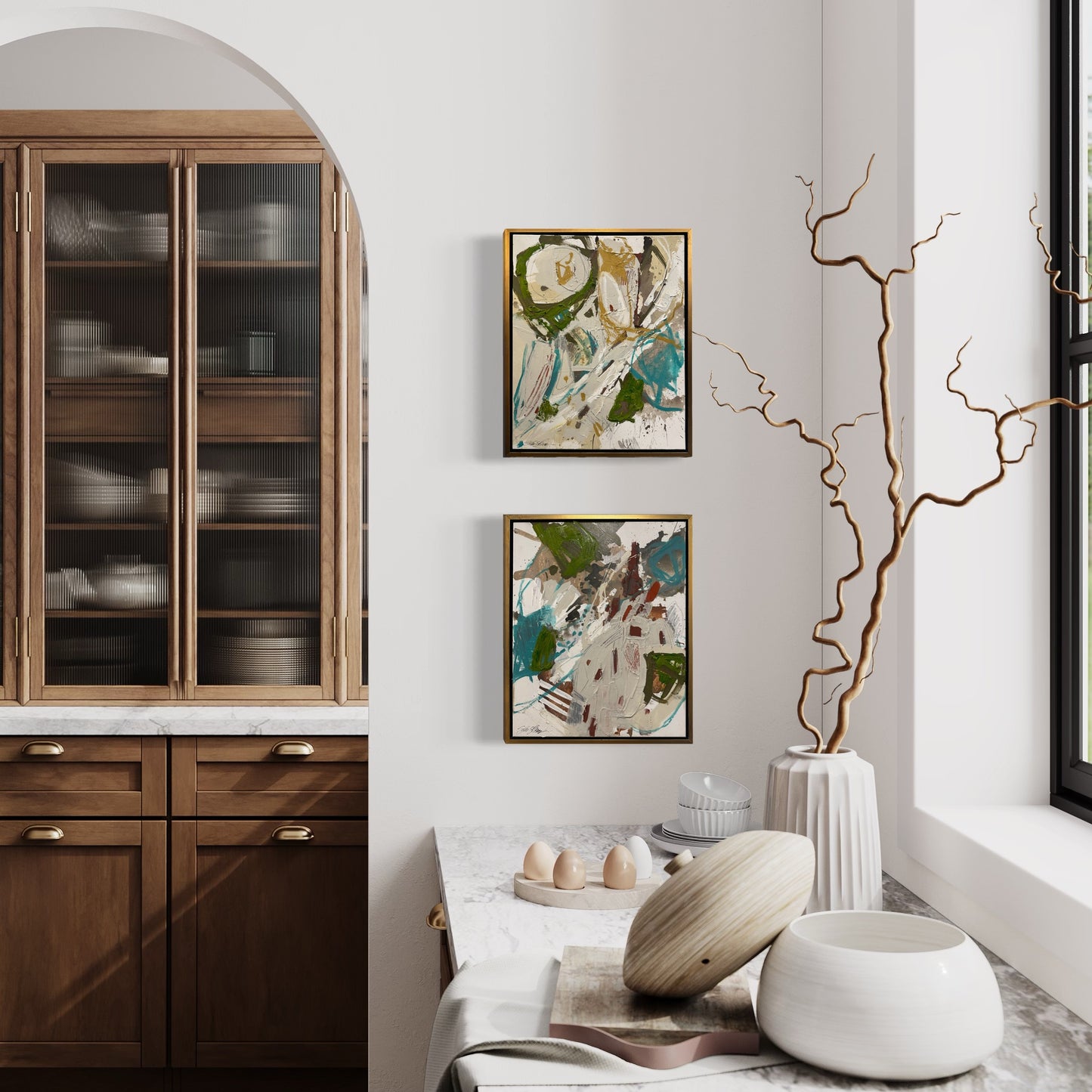 16x20” Abstract Pair I