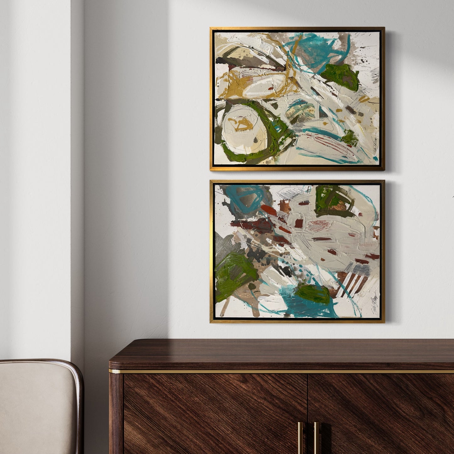 16x20” Abstract Pair I