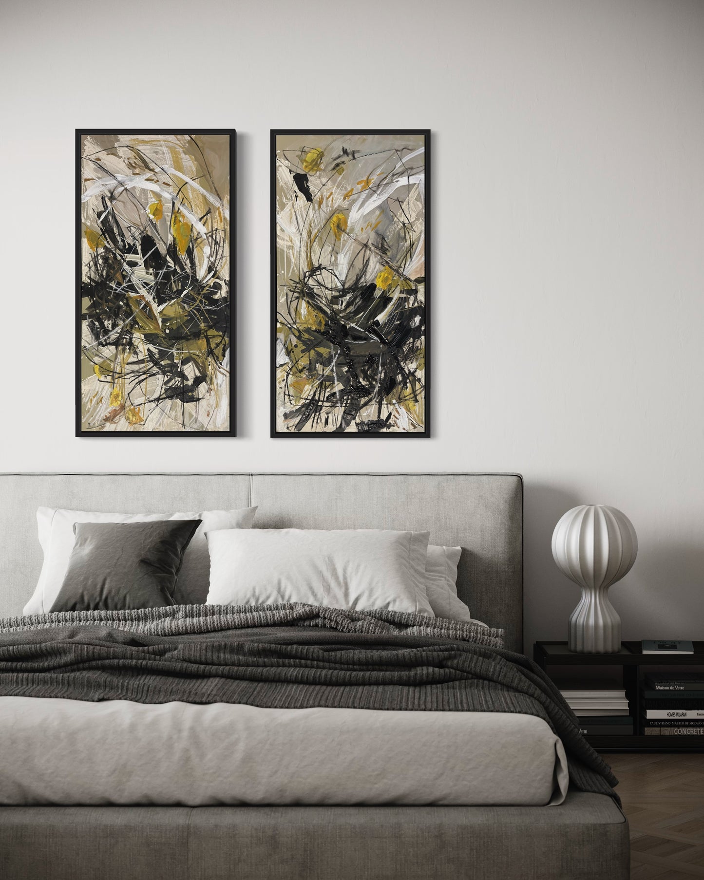 24x48” Abstract Pair