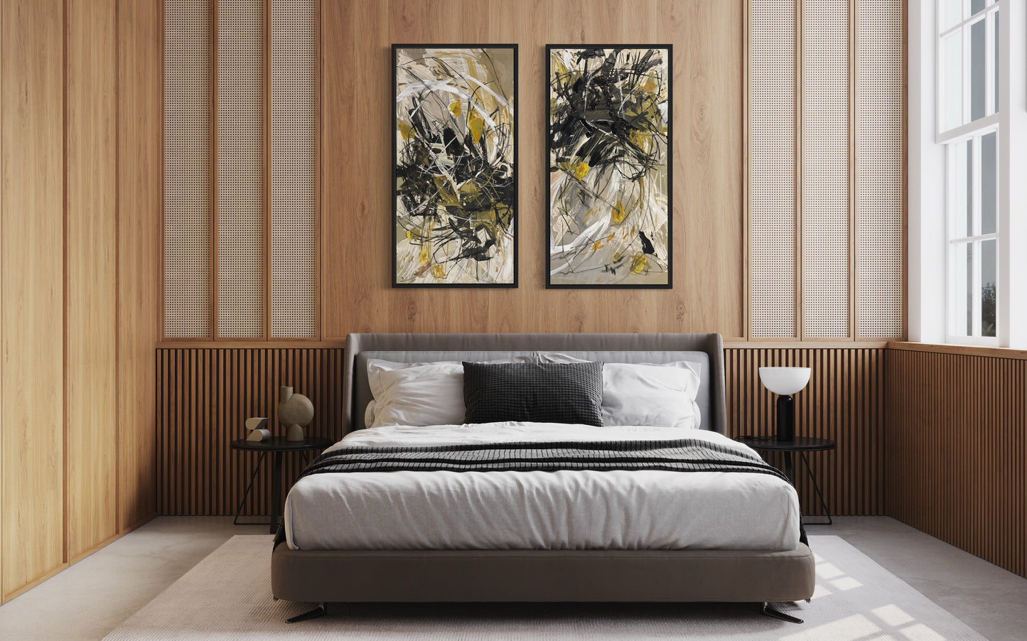 24x48” Abstract Pair