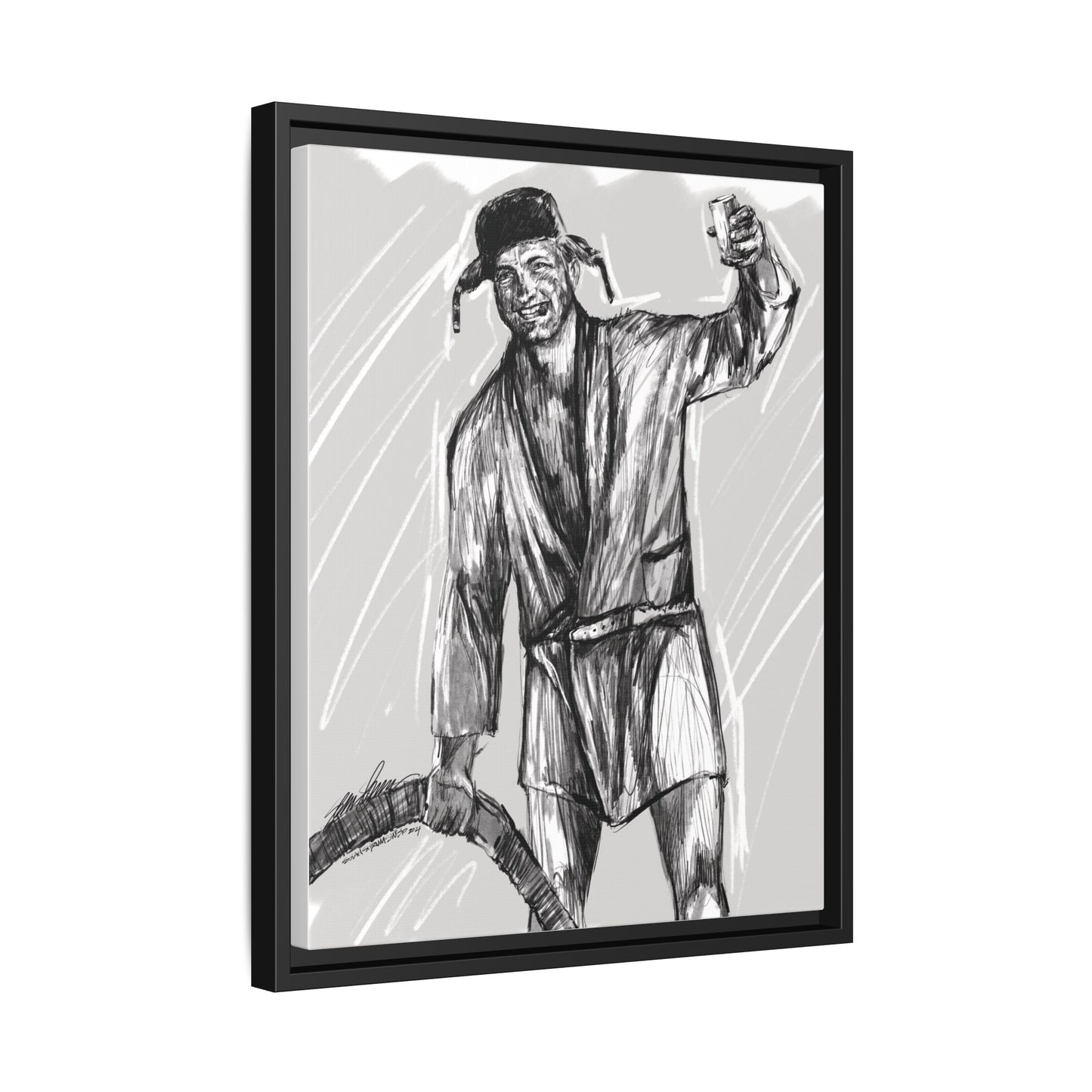 Cousin Eddie Framed Canvas