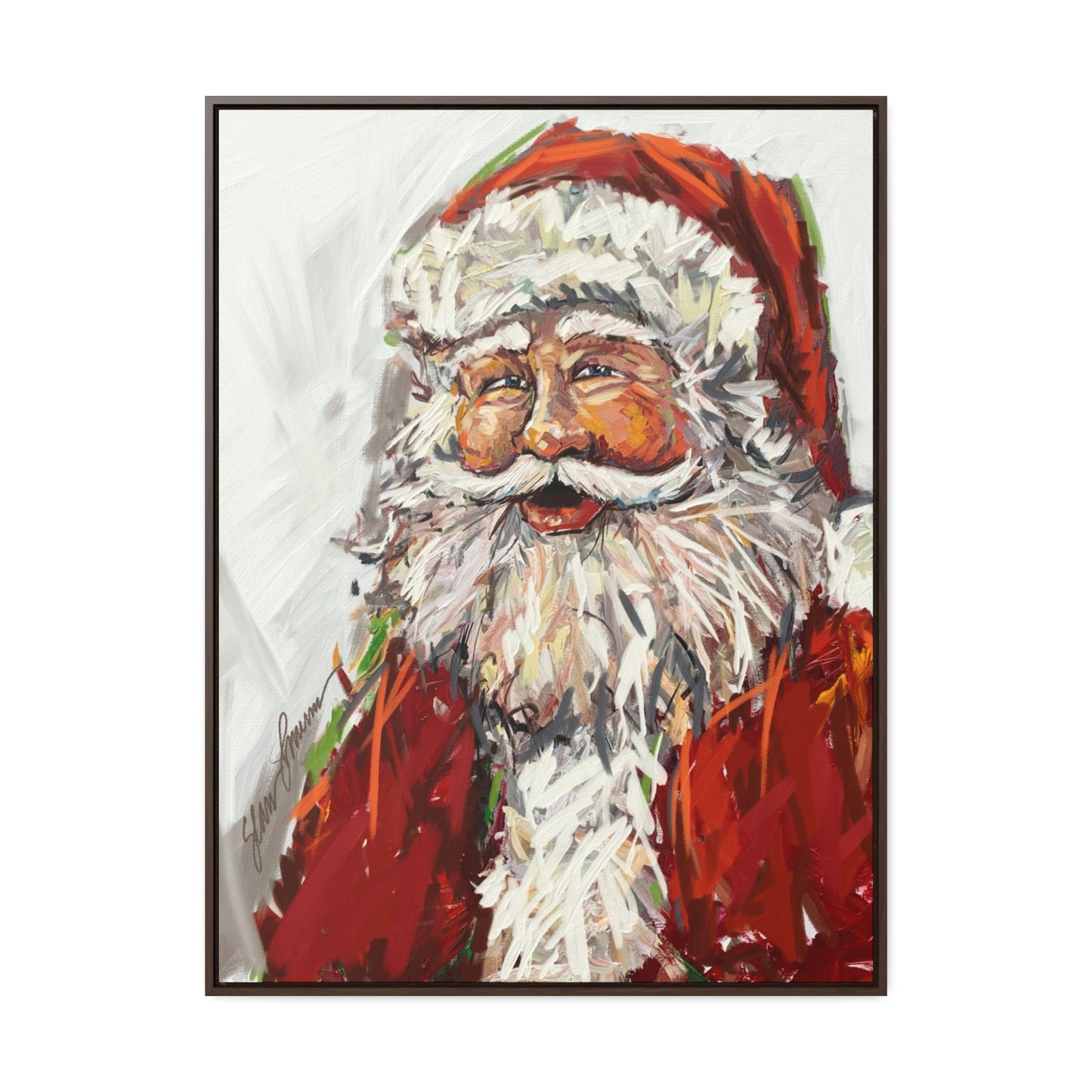 Santa Giclee Framed