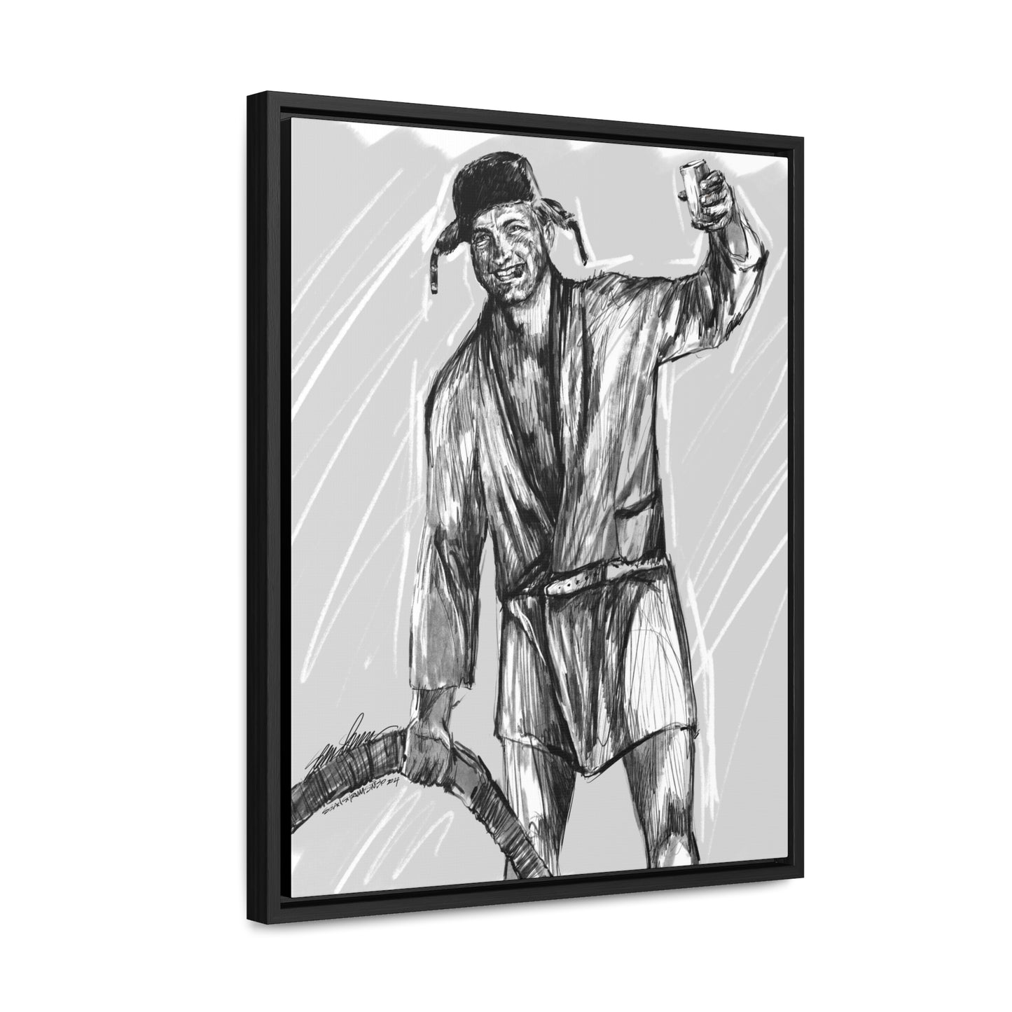 cousin Eddie framed canvas