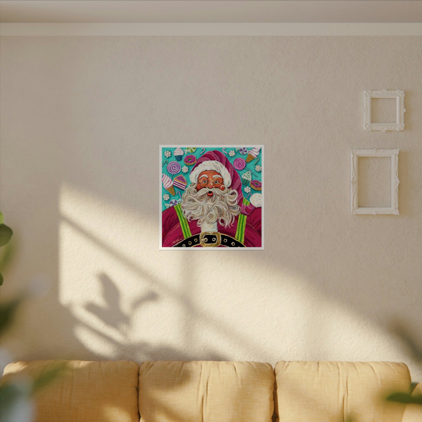 Candy Claus on Watercolor Paper