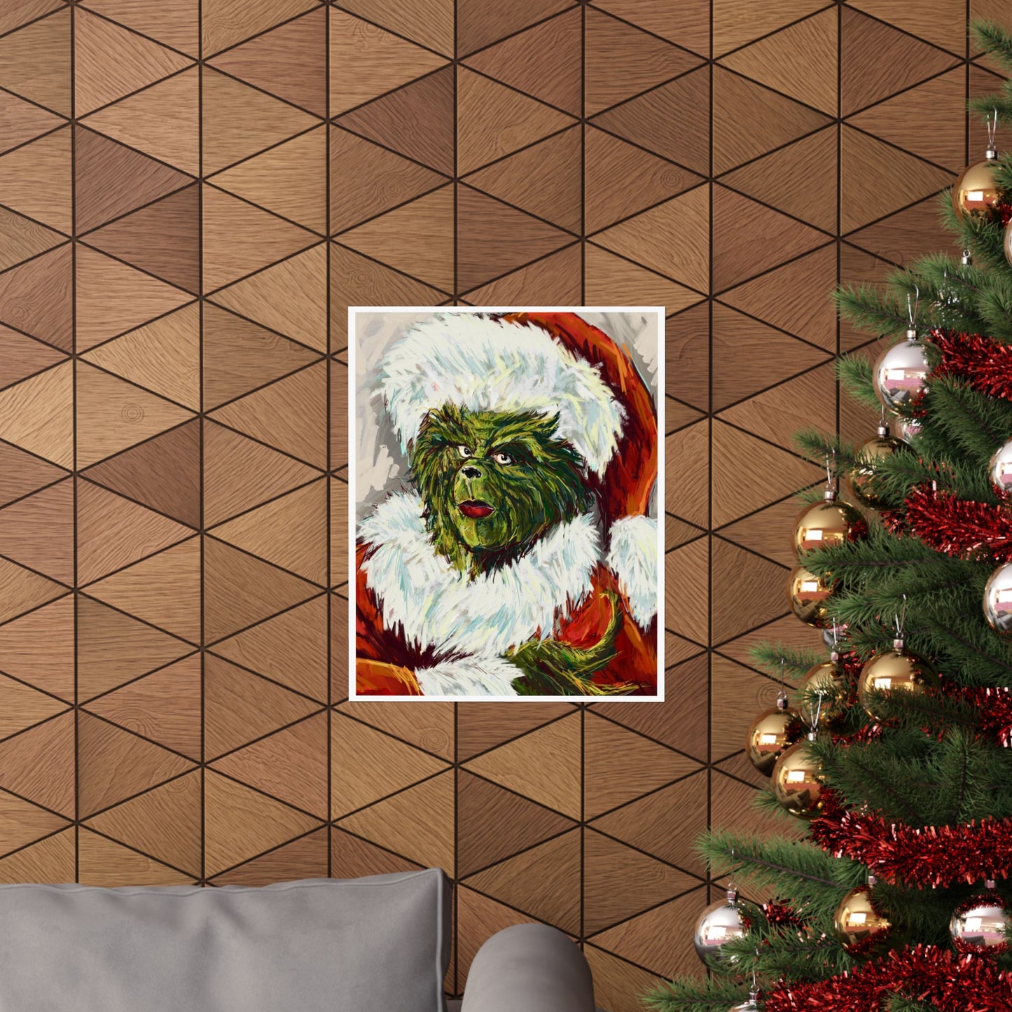 Grinch Fine Art Print On Paper