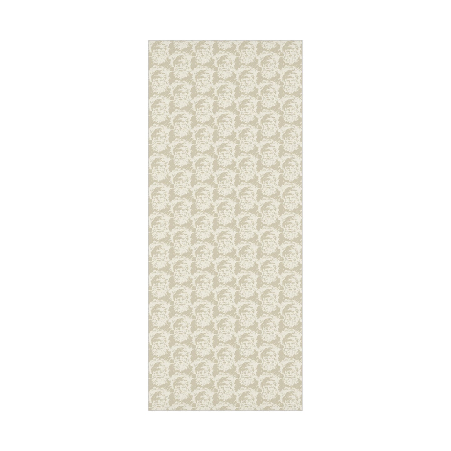 Cream & Taupe Santa Gift Wrap