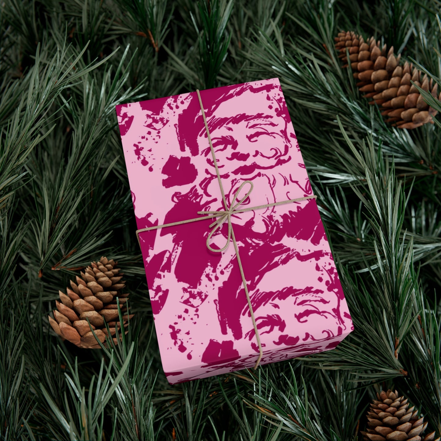 Santa Pink paper