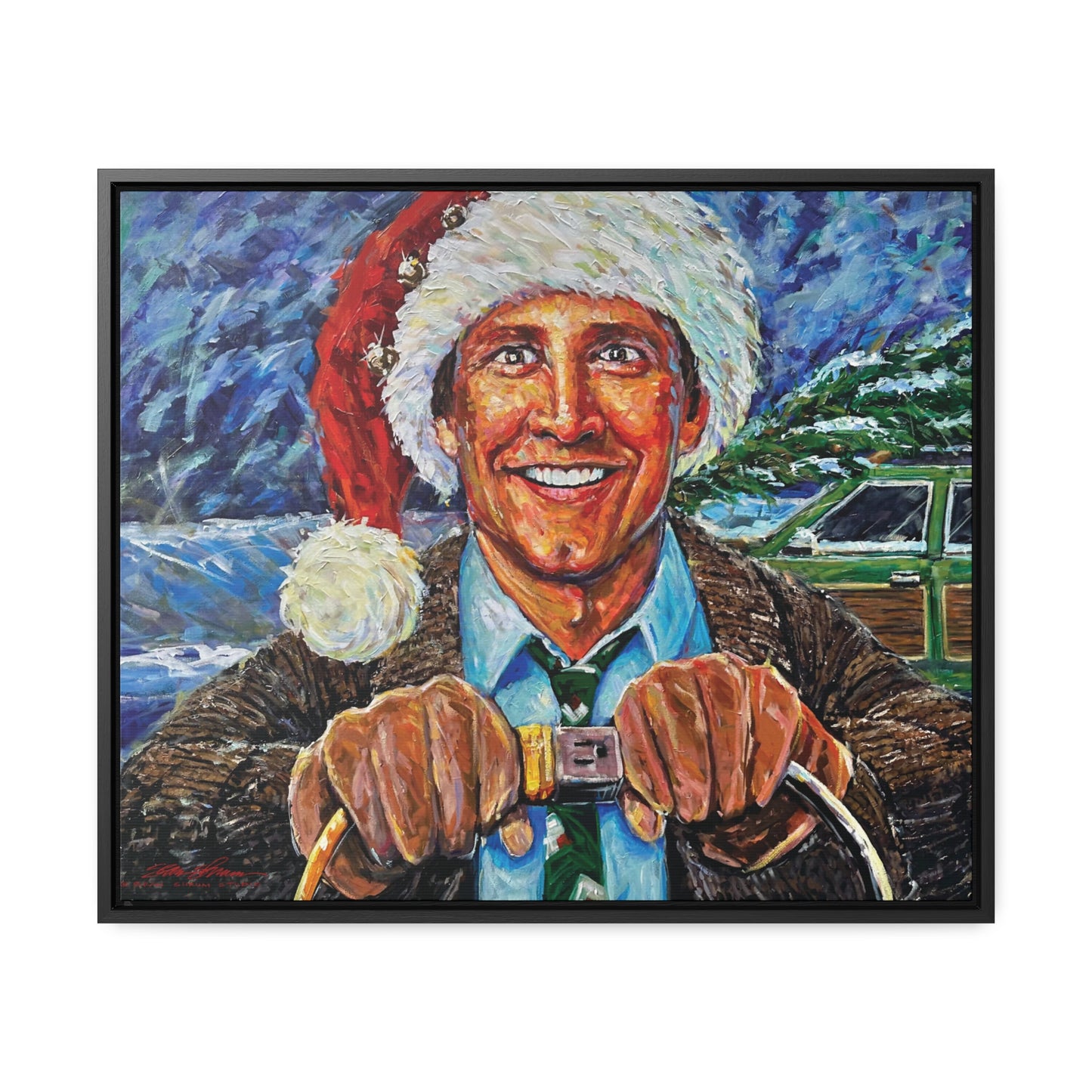CLARK GRISWOLD FRAMED CANVAS PRINT small / medium