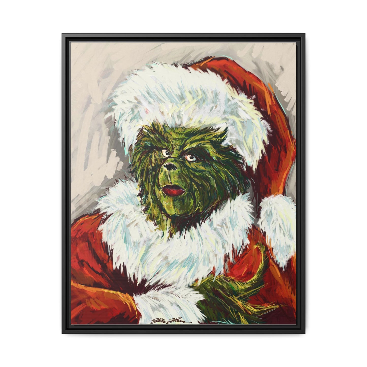 Grinch in Santa Hat