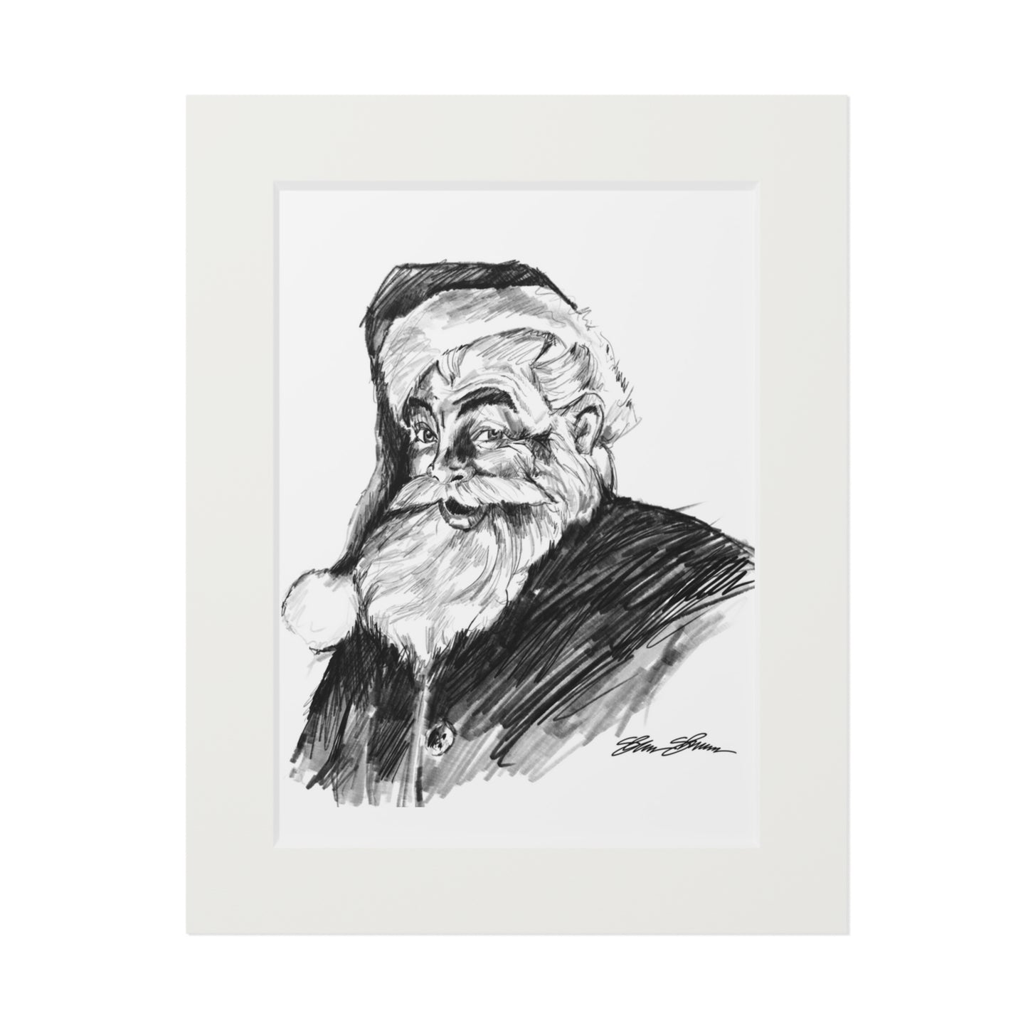 Classic Santa Fine Art Print