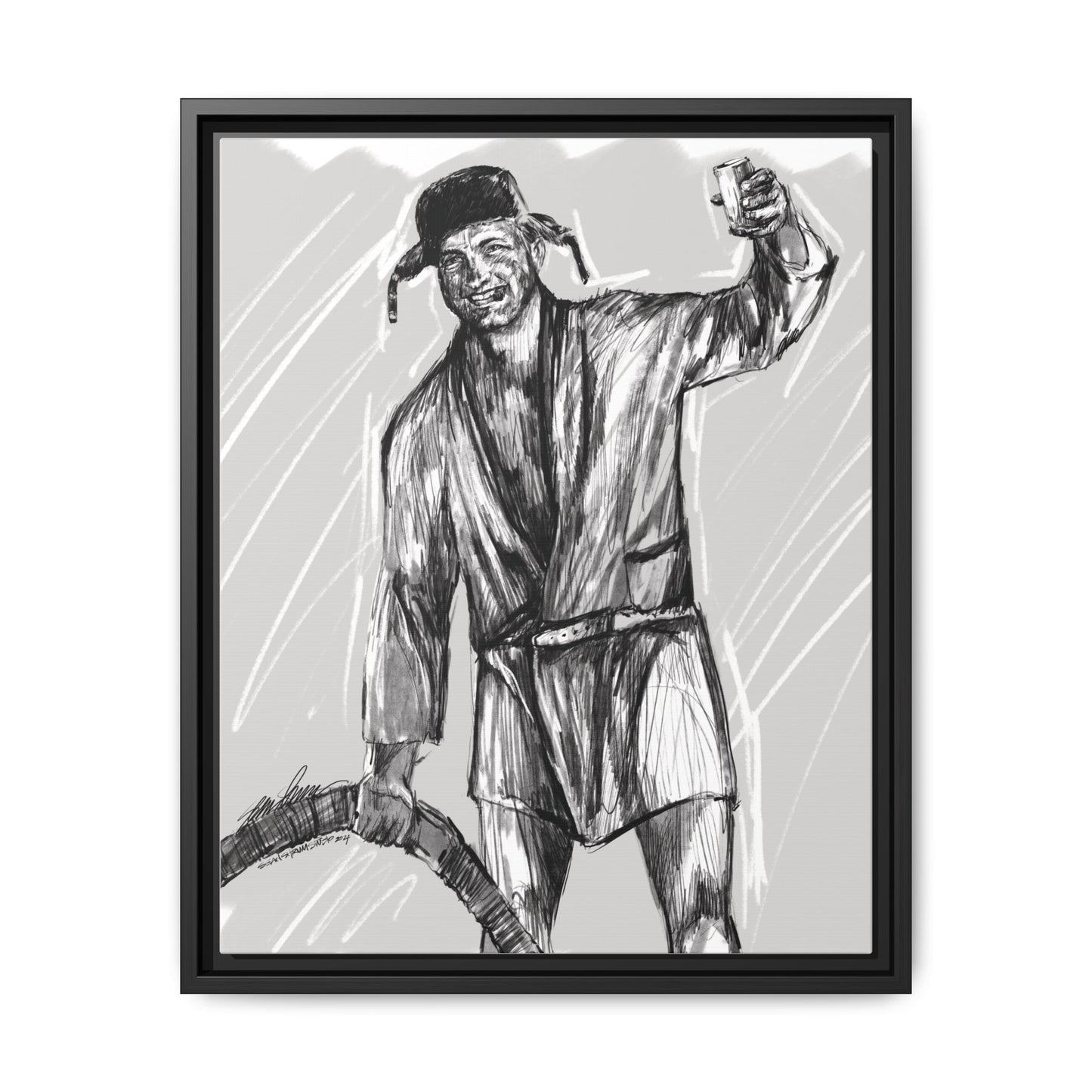 Cousin Eddie Framed Canvas
