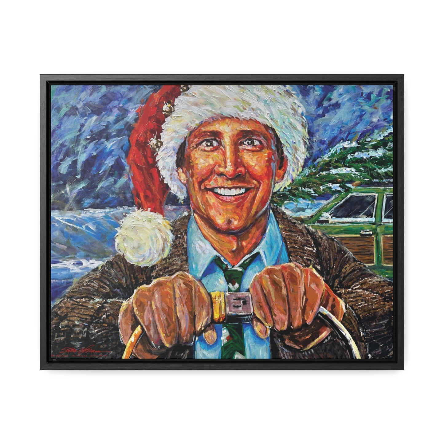 CLARK GRISWOLD FRAMED CANVAS PRINT small / medium