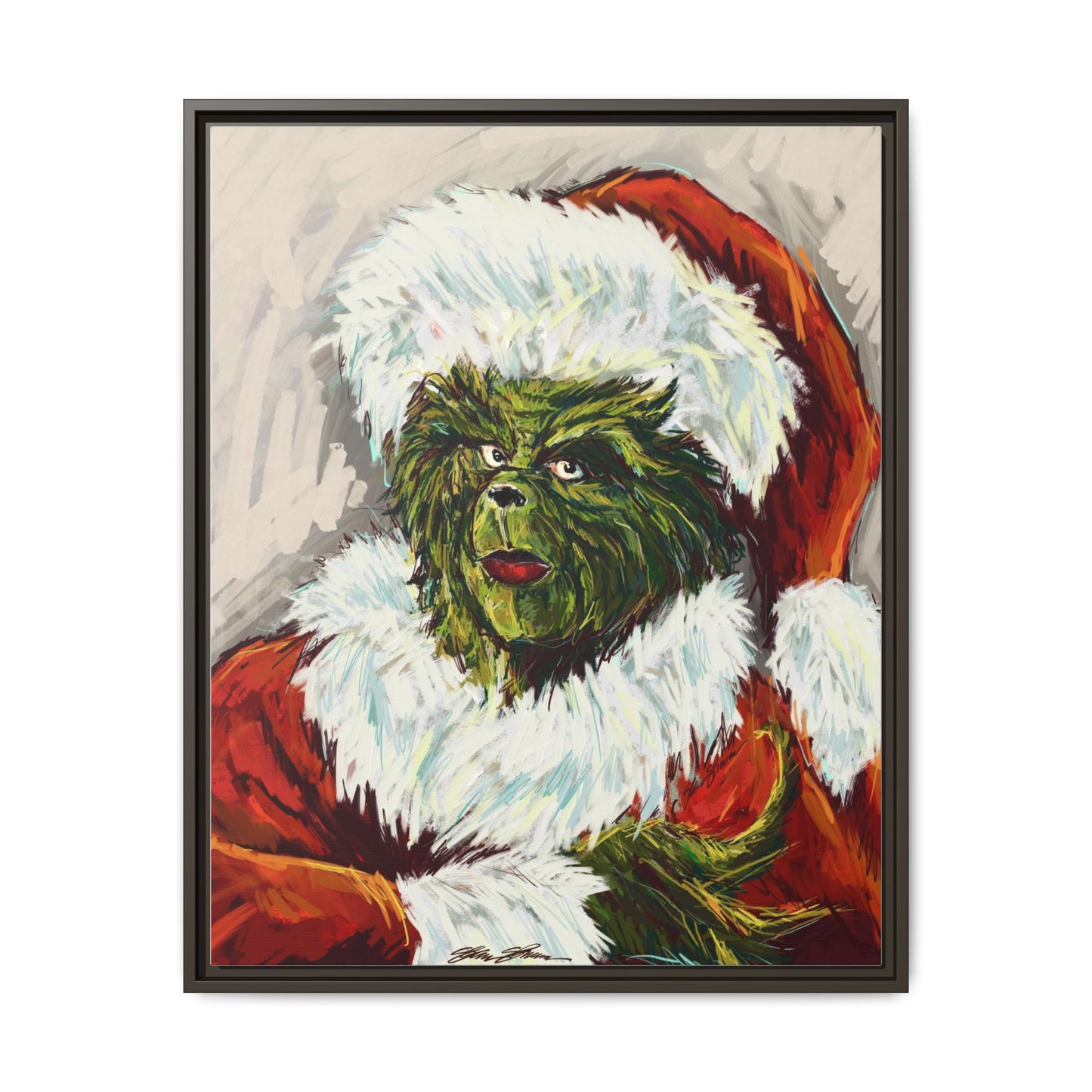 Grinch in Santa Hat