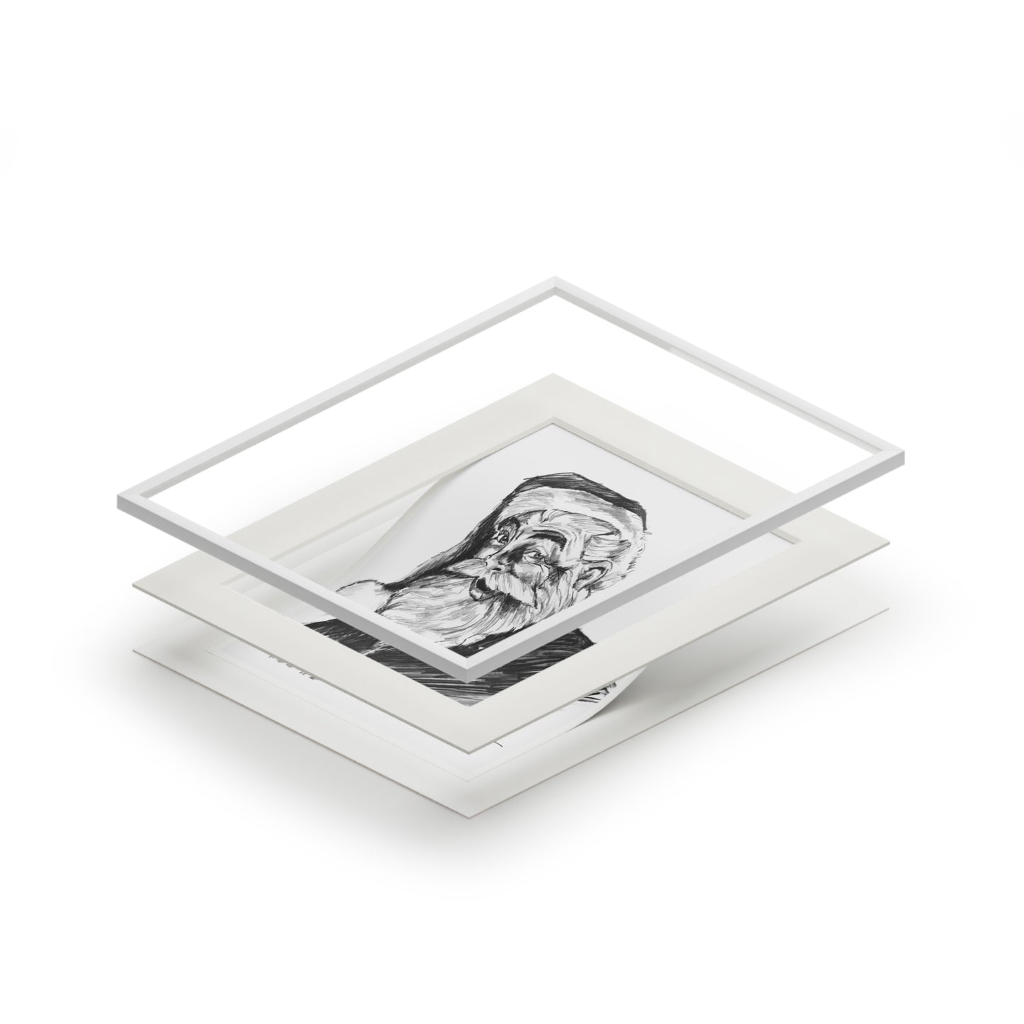 Classic Santa Fine Art Print
