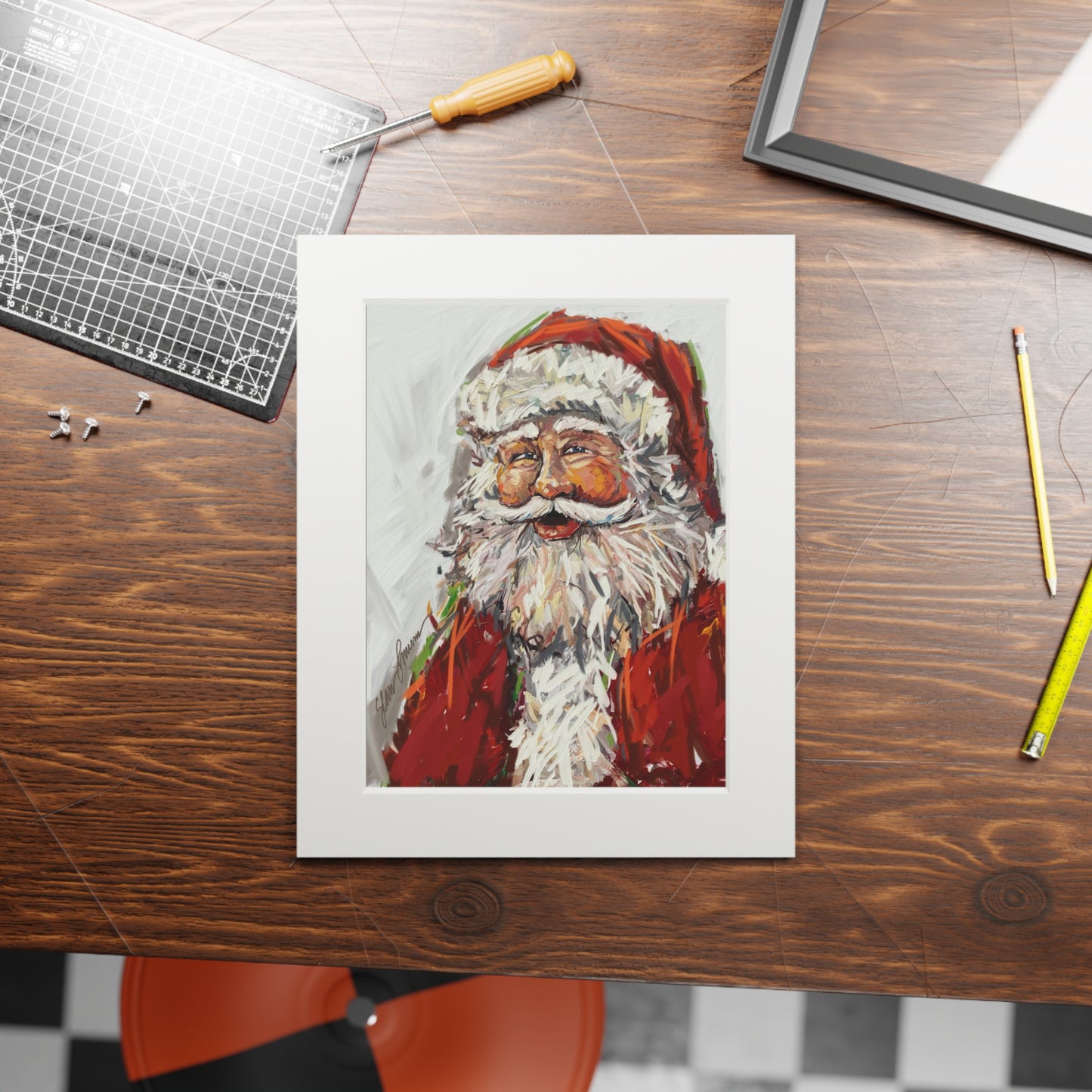 Santa Fine Art Print
