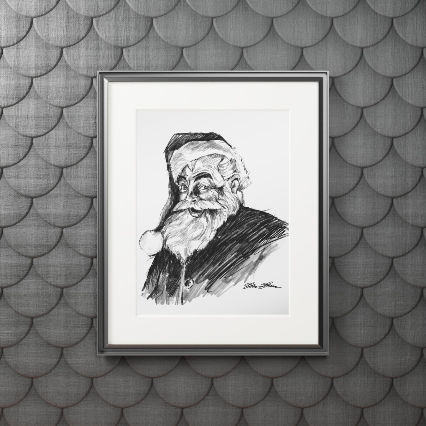 Classic Santa Fine Art Print