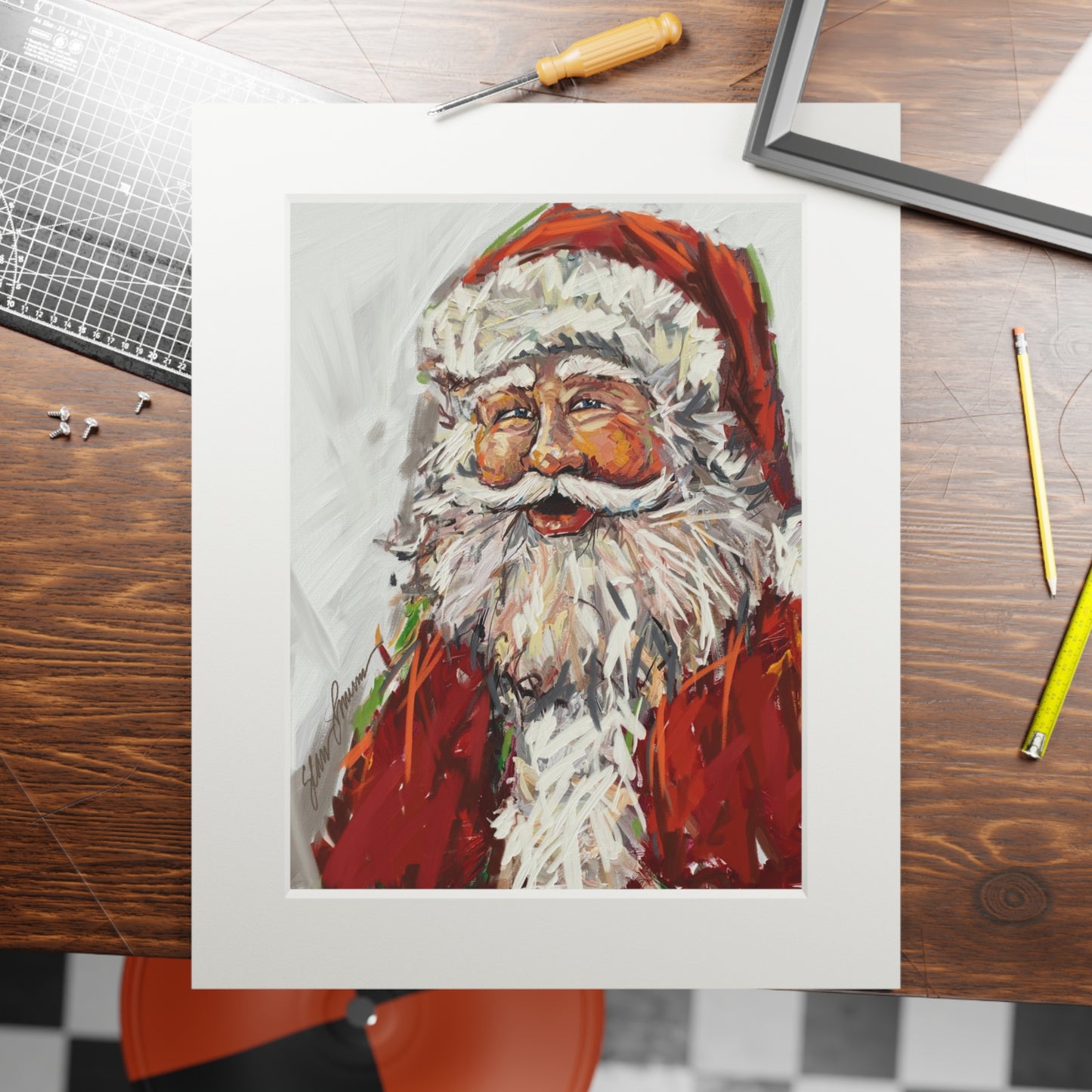 Santa Fine Art Print
