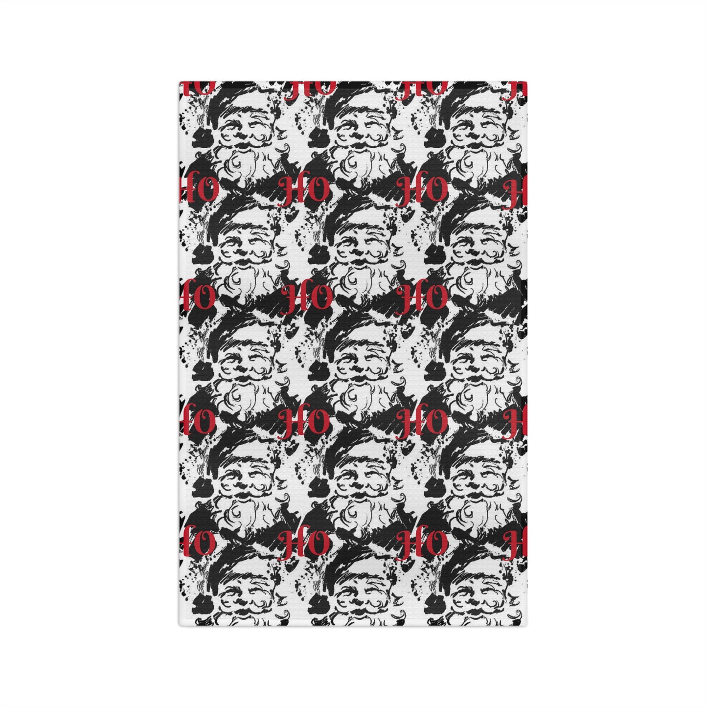 Tea Towel Santa ; HO HO HO