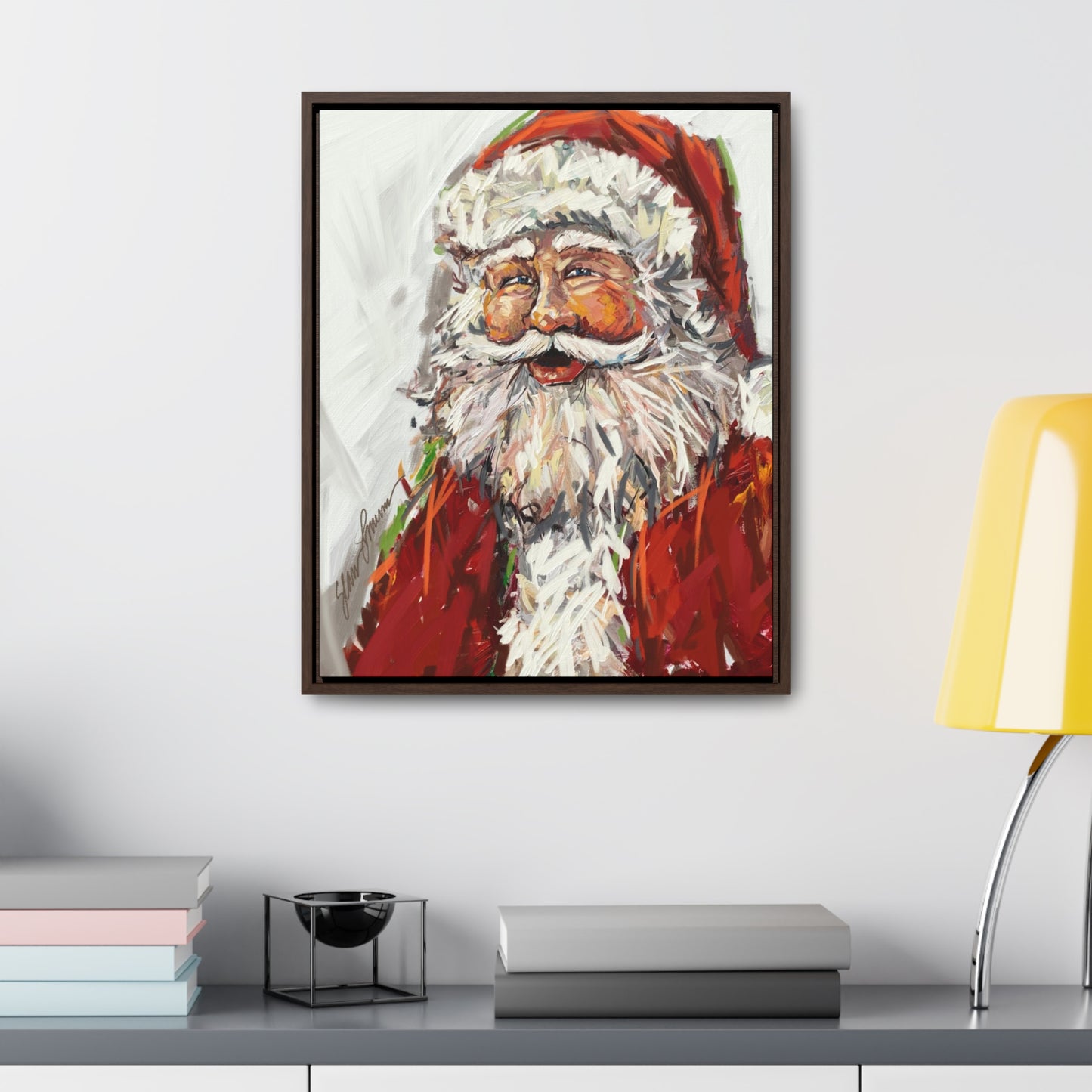 Santa Giclee Framed