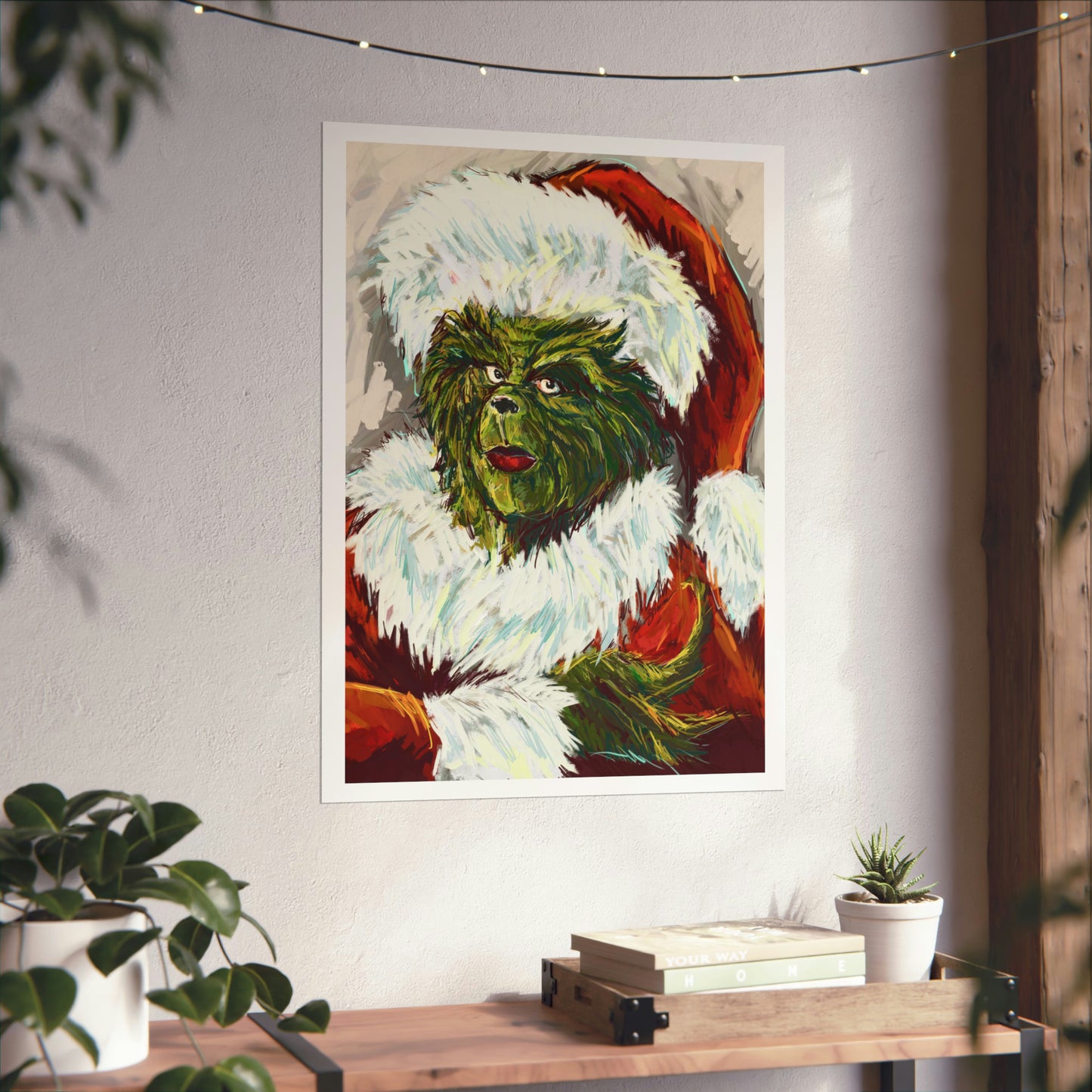 Grinch Fine Art Print On Paper