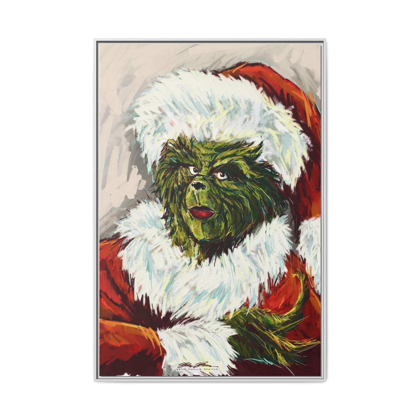 Grinch in Santa Hat