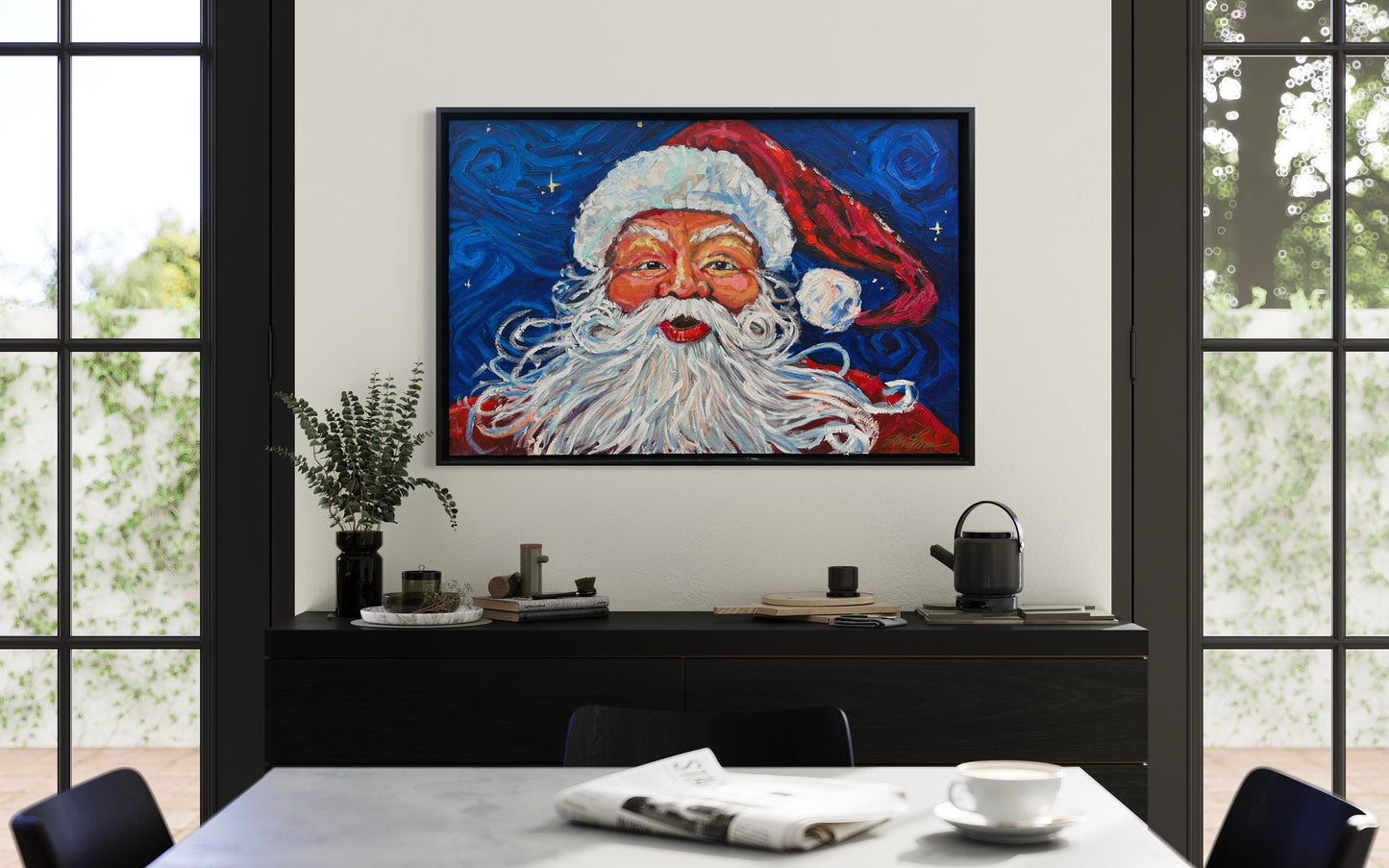 Santa Starry Night 36x48”