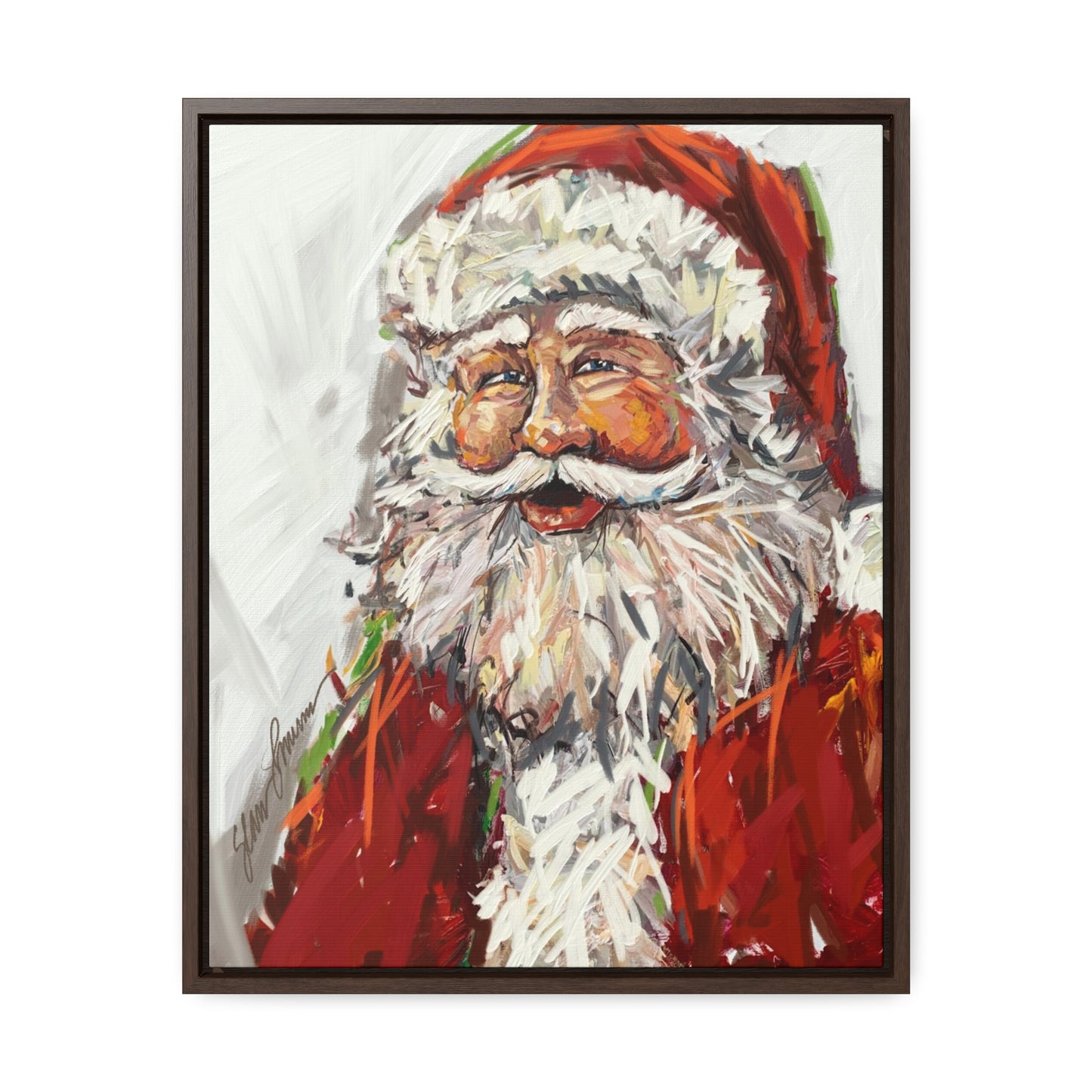Santa Giclee Framed