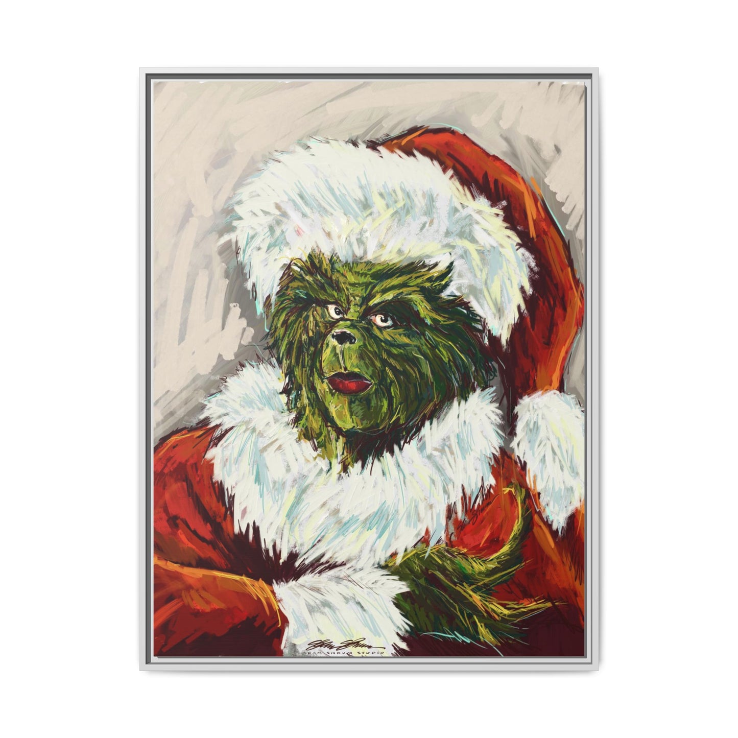 Grinch in Santa Hat