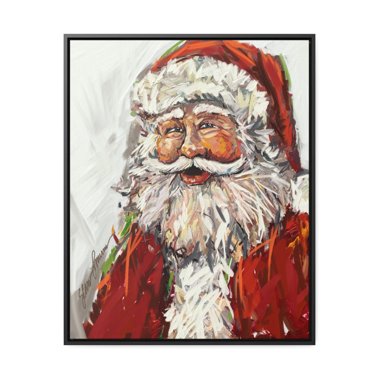 Santa Giclee Framed