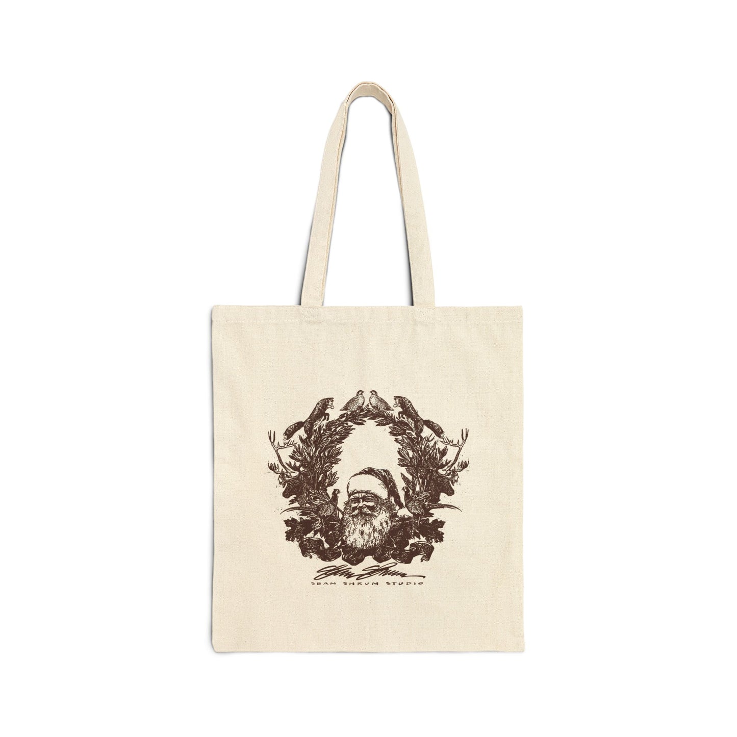 Woodland Cotton Canvas Tote Bag