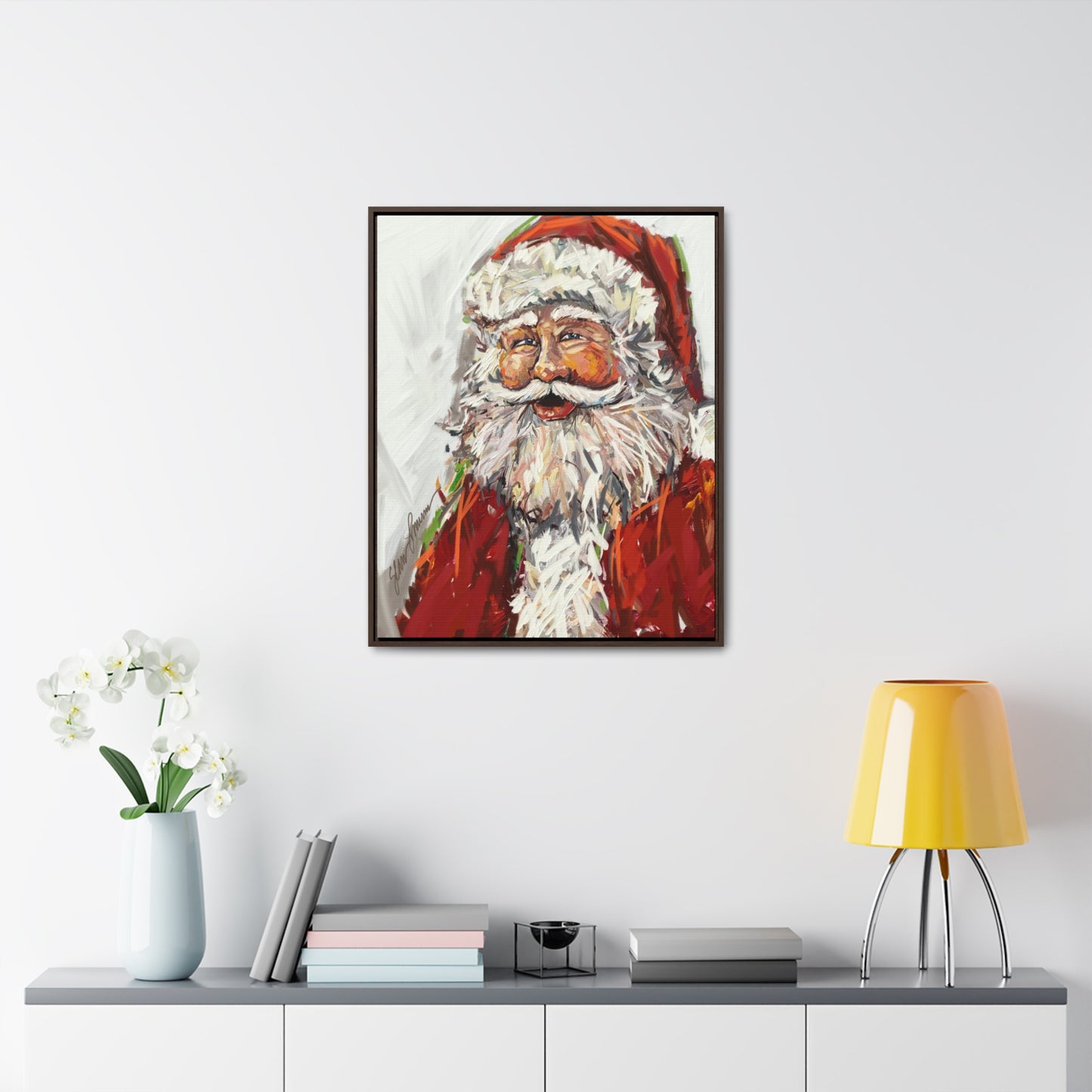 Santa Giclee Framed