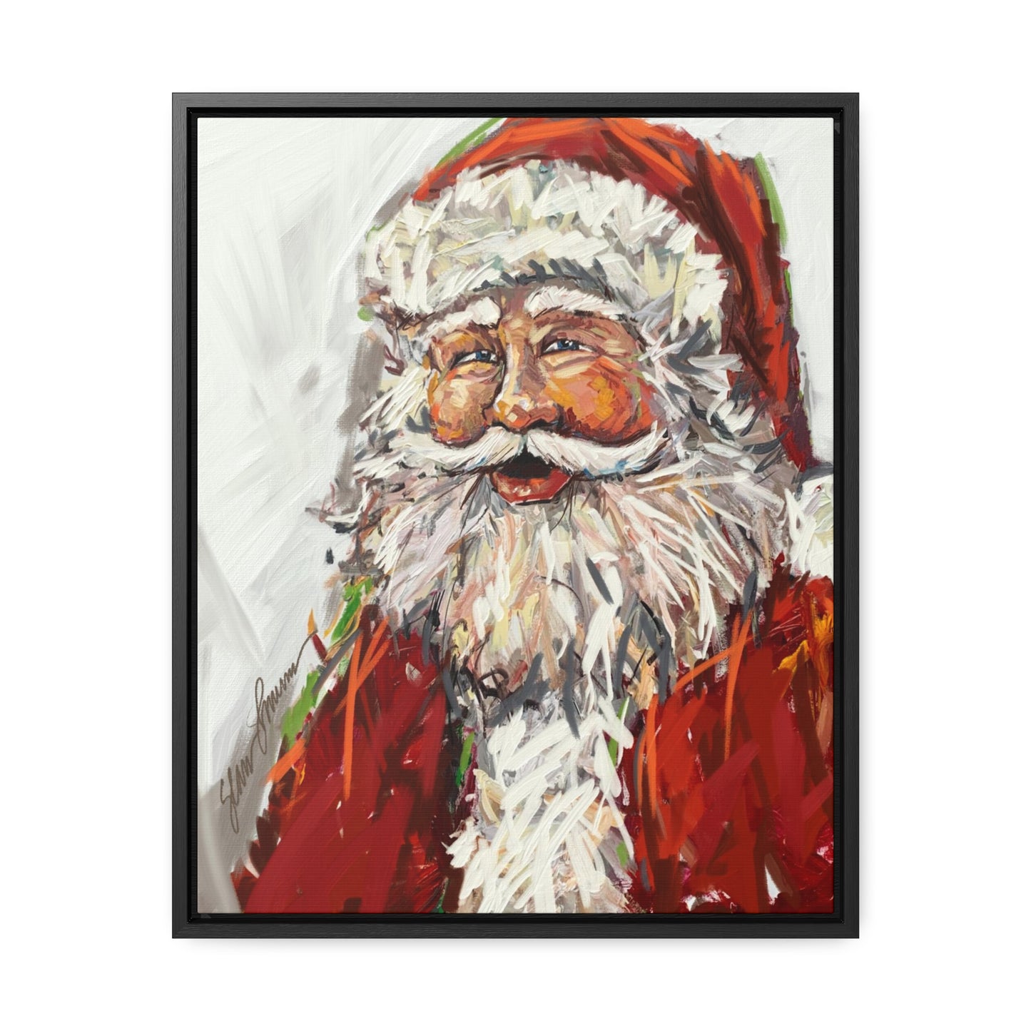 Santa Giclee Framed