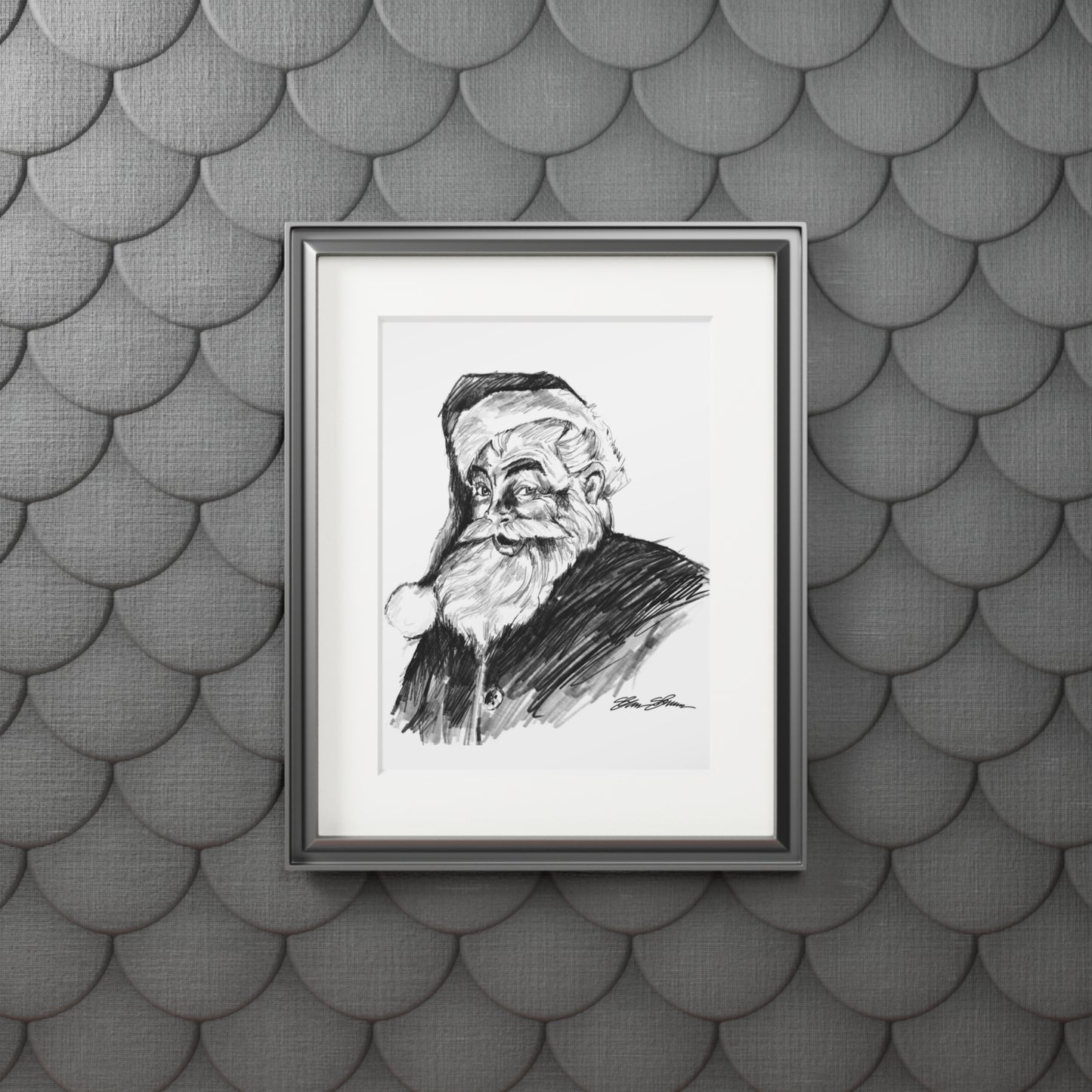 Classic Santa Fine Art Print