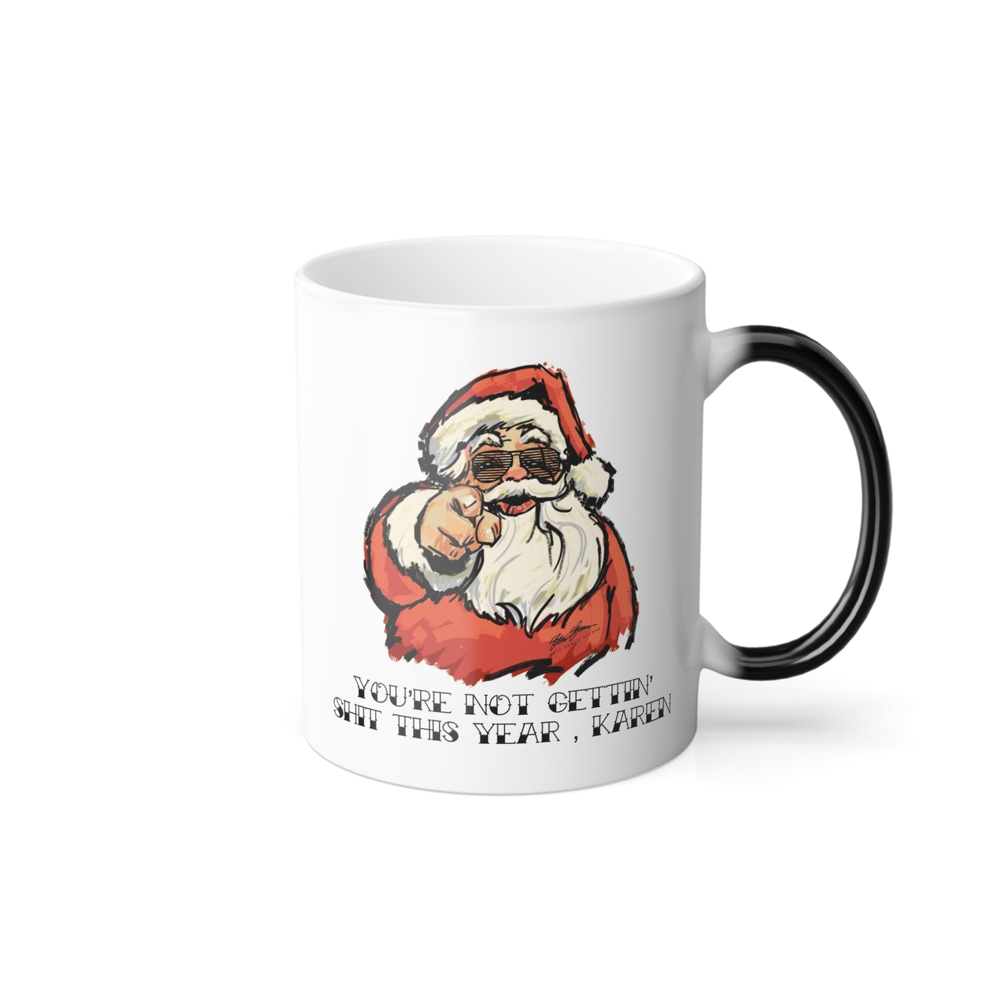Colpr Morphing  Mug, Karen it’s 11oz