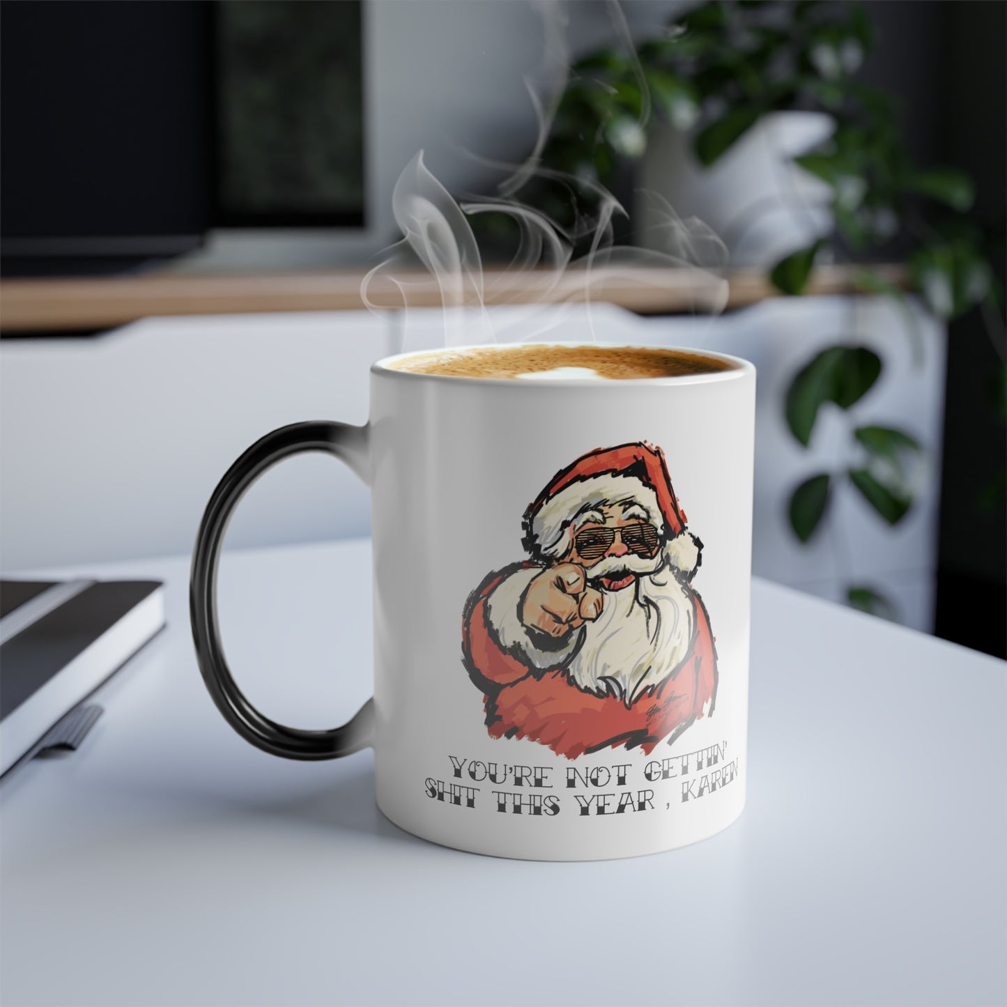 Colpr Morphing  Mug, Karen it’s 11oz