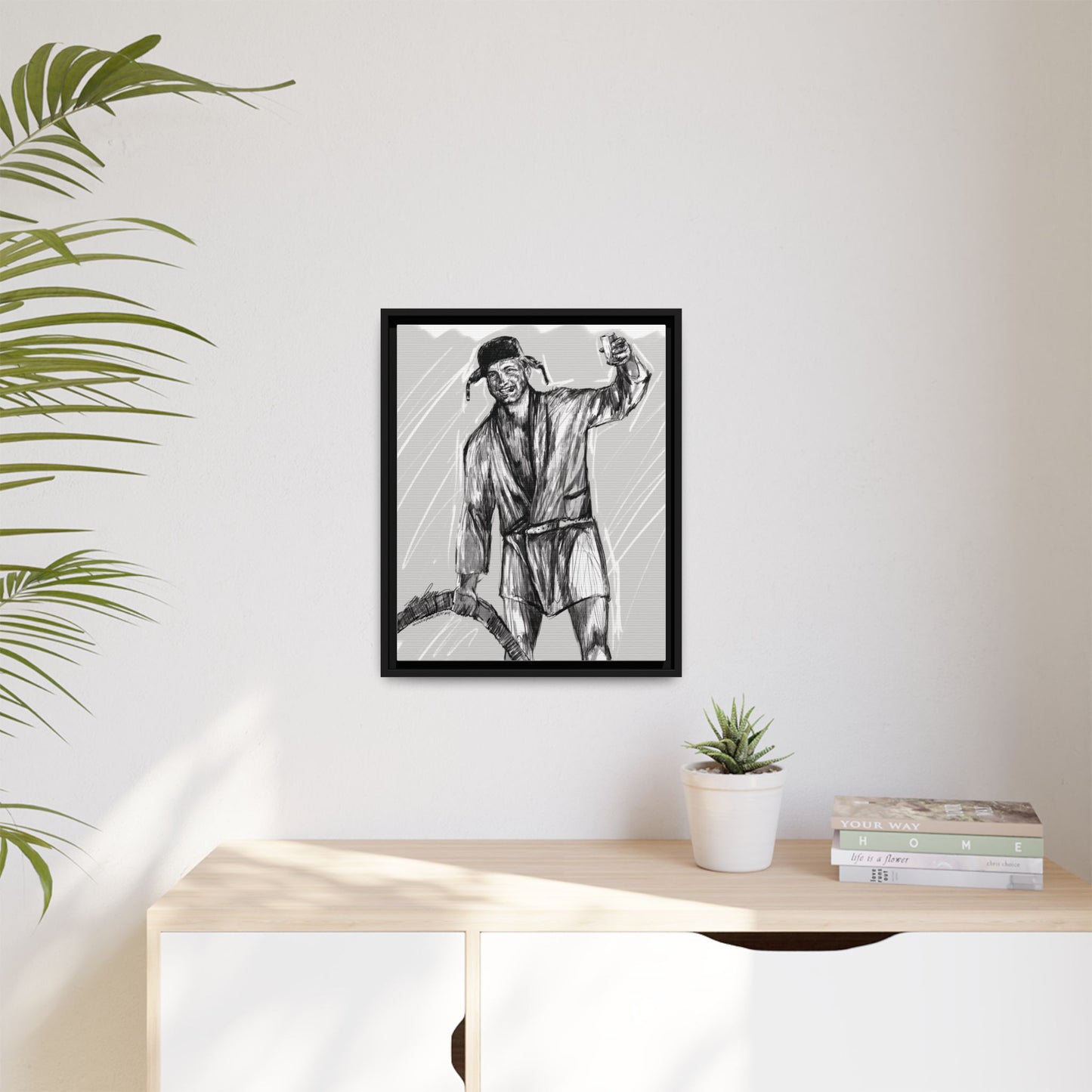 Cousin Eddie Framed Canvas