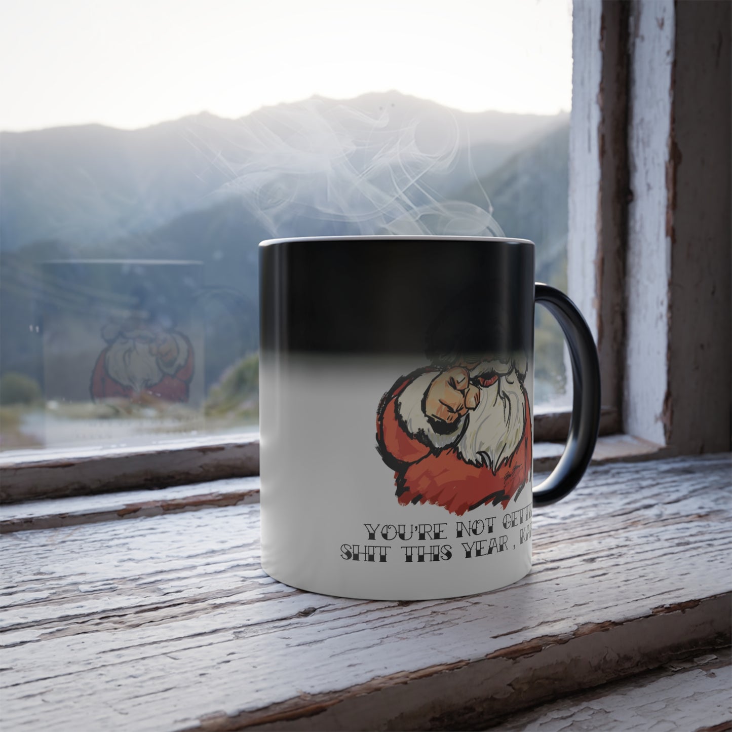 Colpr Morphing  Mug, Karen it’s 11oz