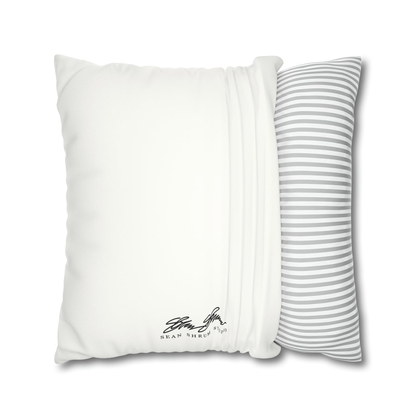 Candy Claus Faux Suede Pillow Case (no insert)