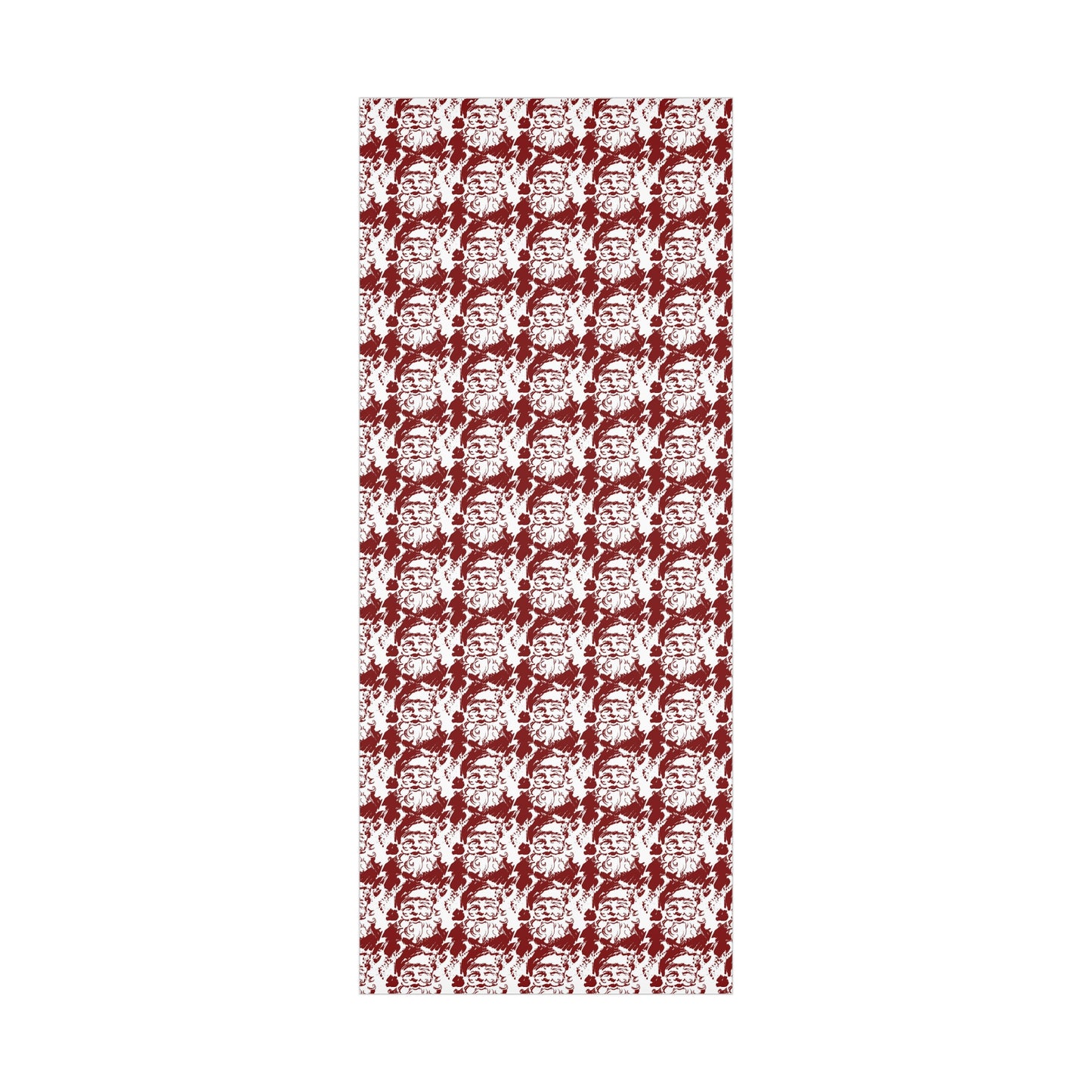 Red Santa Gift Wrap Paper