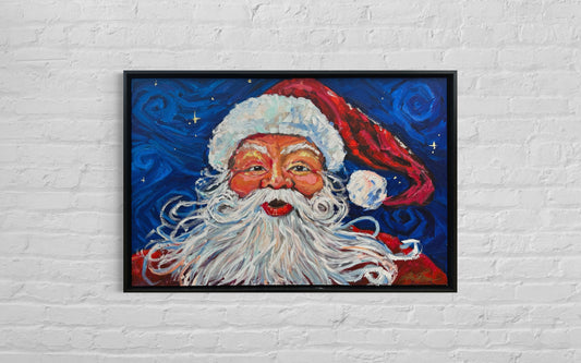 Santa Starry Night 36x48”
